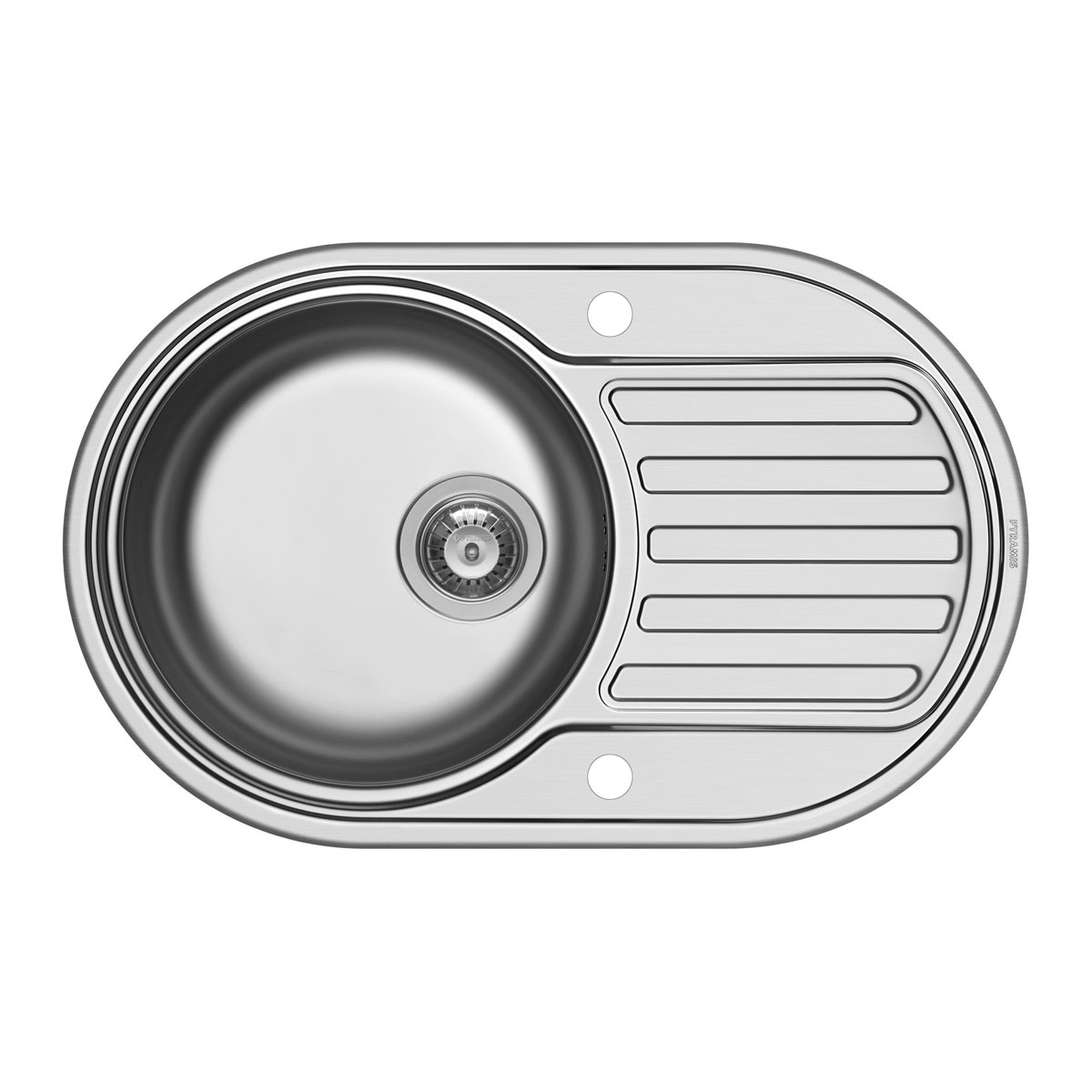 Pyramis  Edelstahl-Einbauspüle SRMini glatt 92 mm Drehexcenter Bild 1