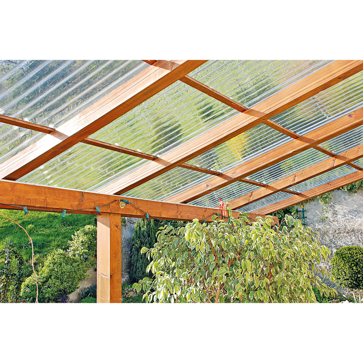 PVC-Profilplatte Sinus 76/18 200 x 90 cm Bild 2