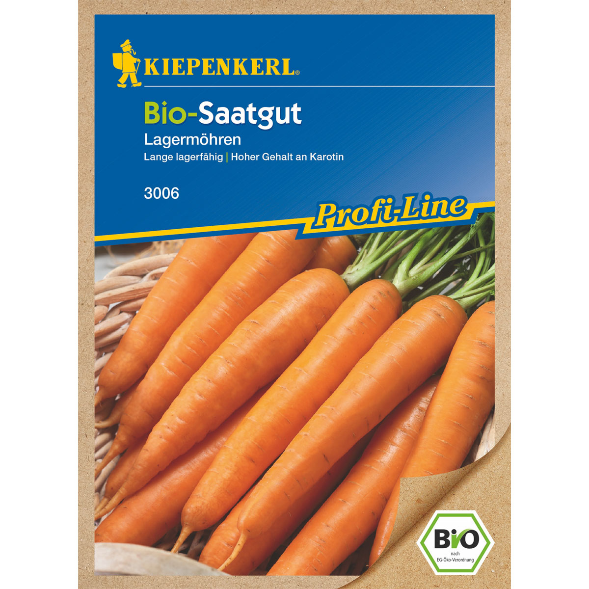 Kiepenkerl BIO Möhre Lagermohre
