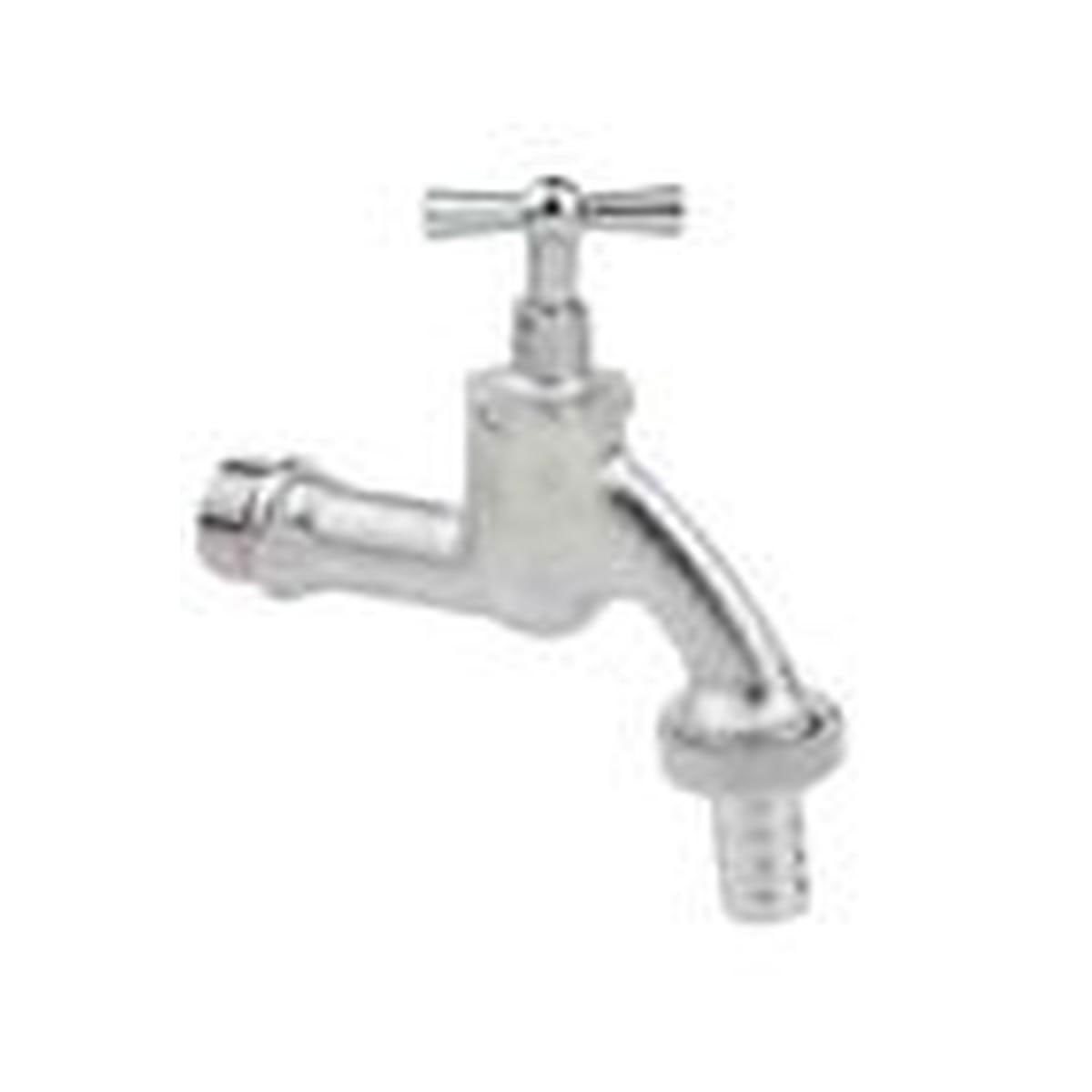 Kirchhoff Knebel-Auslaufventil 3/4" AG matt verchromt