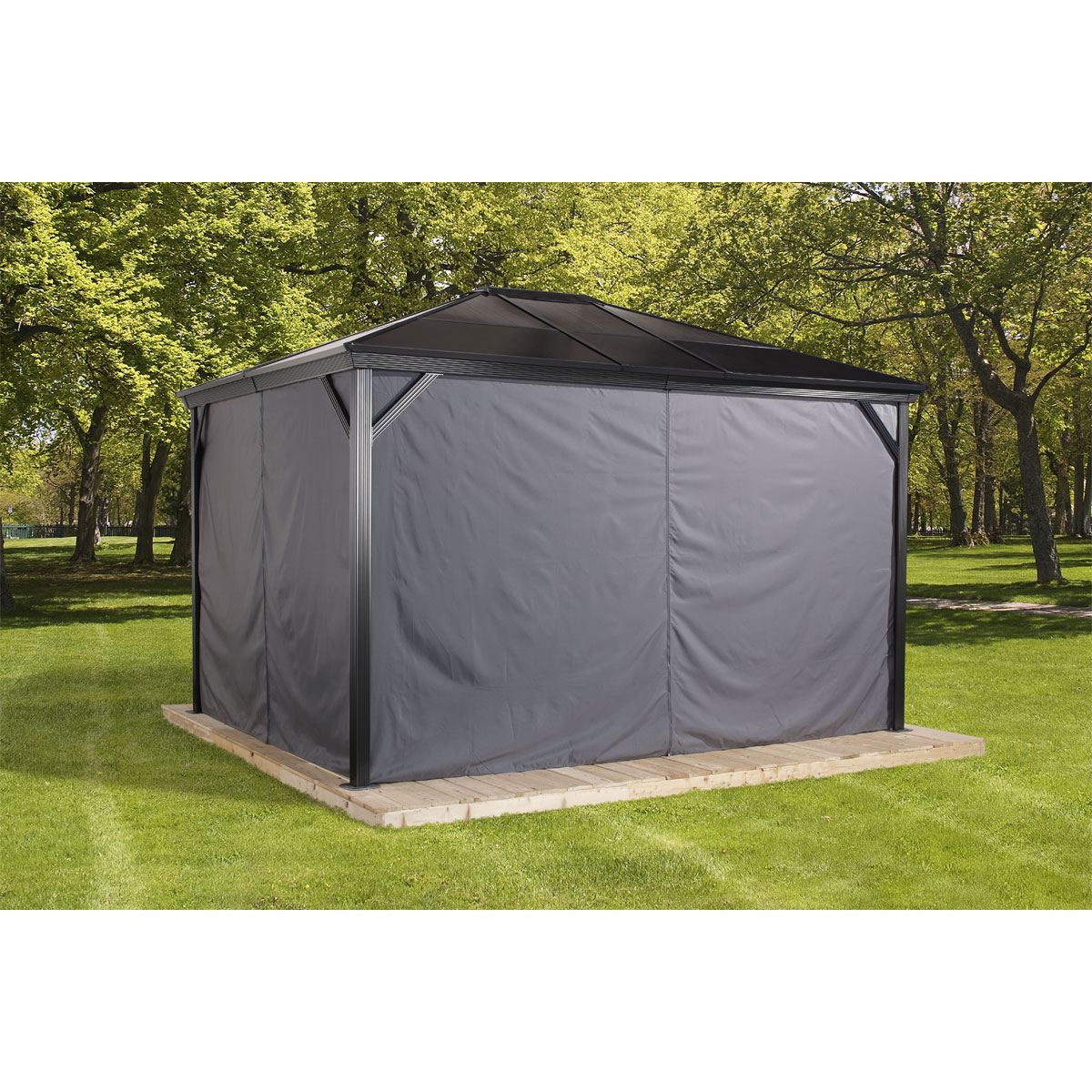 Sojag Vorhang-Set für Verona 1014 Dunkelgrau Bild 2