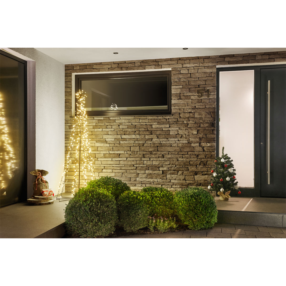 LED-Lichterbaum 185 x 75 cm Bild 3