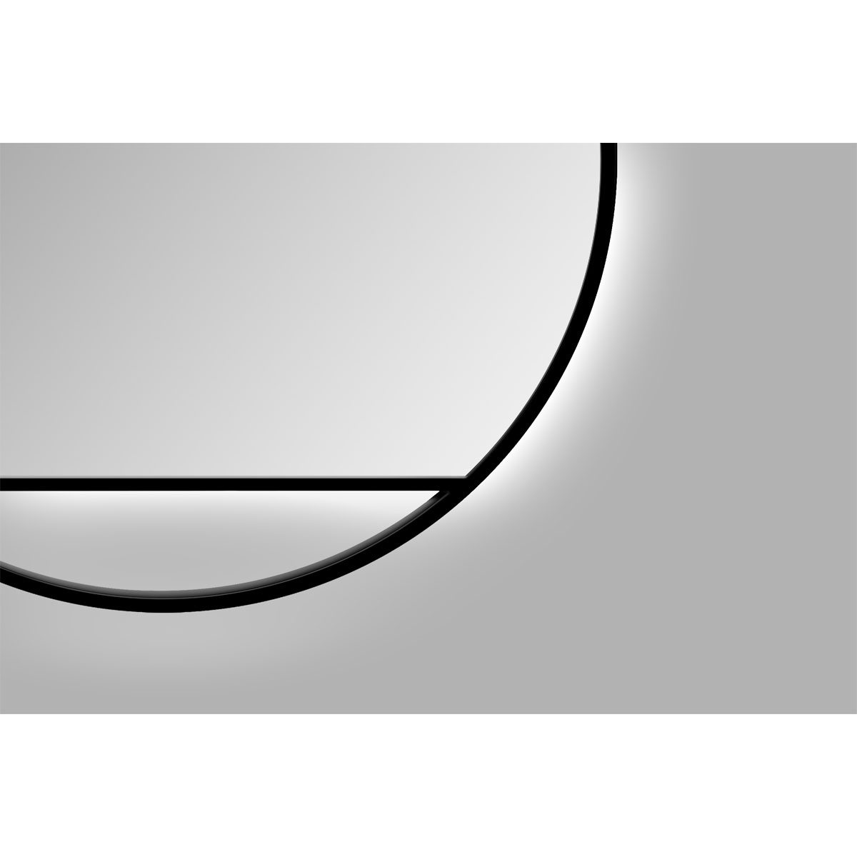 DSK  Design LED Lichtspiegel Silver Cosmos Black Dm 80 cm Bild 6