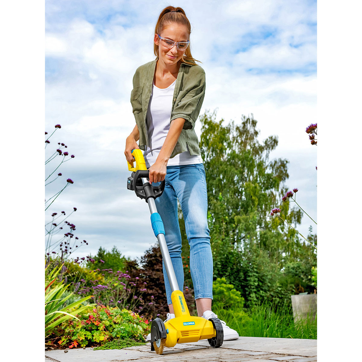 Gloria Akku-Unkrautfugenbürste WeedBrush li-on inkl Stahldraht-Fugenbürste Bild 6