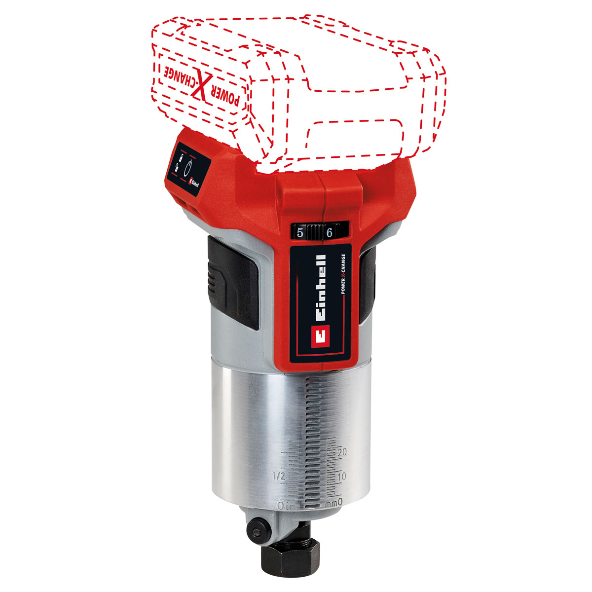 Einhell  Akku-Oberfräse /-Kantenfräse TP-RO 18 Set Li BL - Solo Bild 2