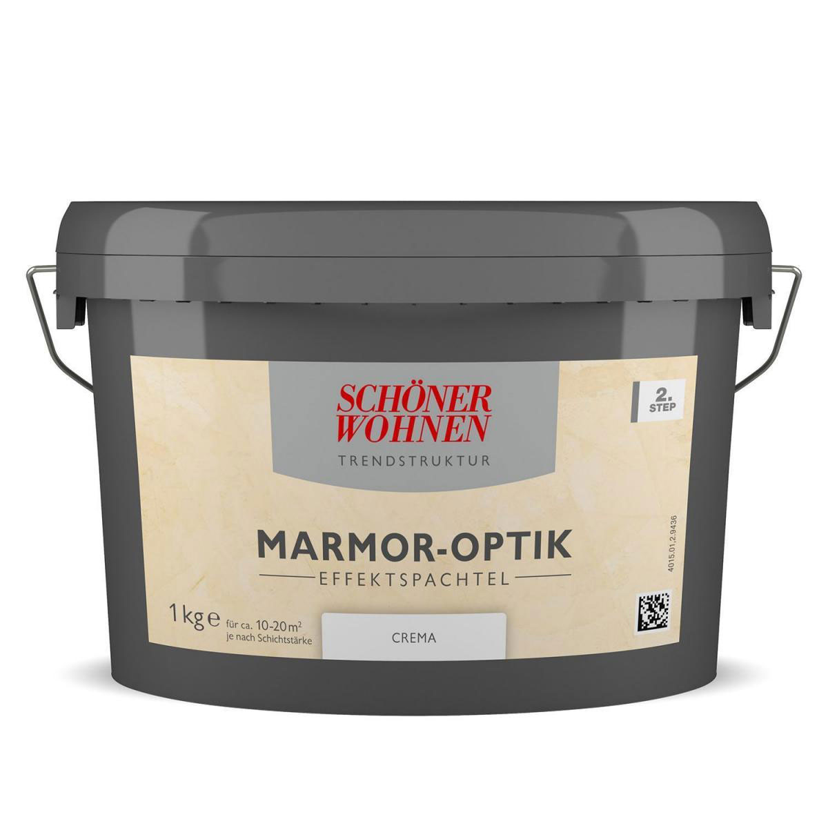 Schöner Wohnen Farbe Marmor-Optik Effektspachtel Crema 1l Schöner Wohnen Farbe Marmor-Optik Effektspachtel Crema 1l