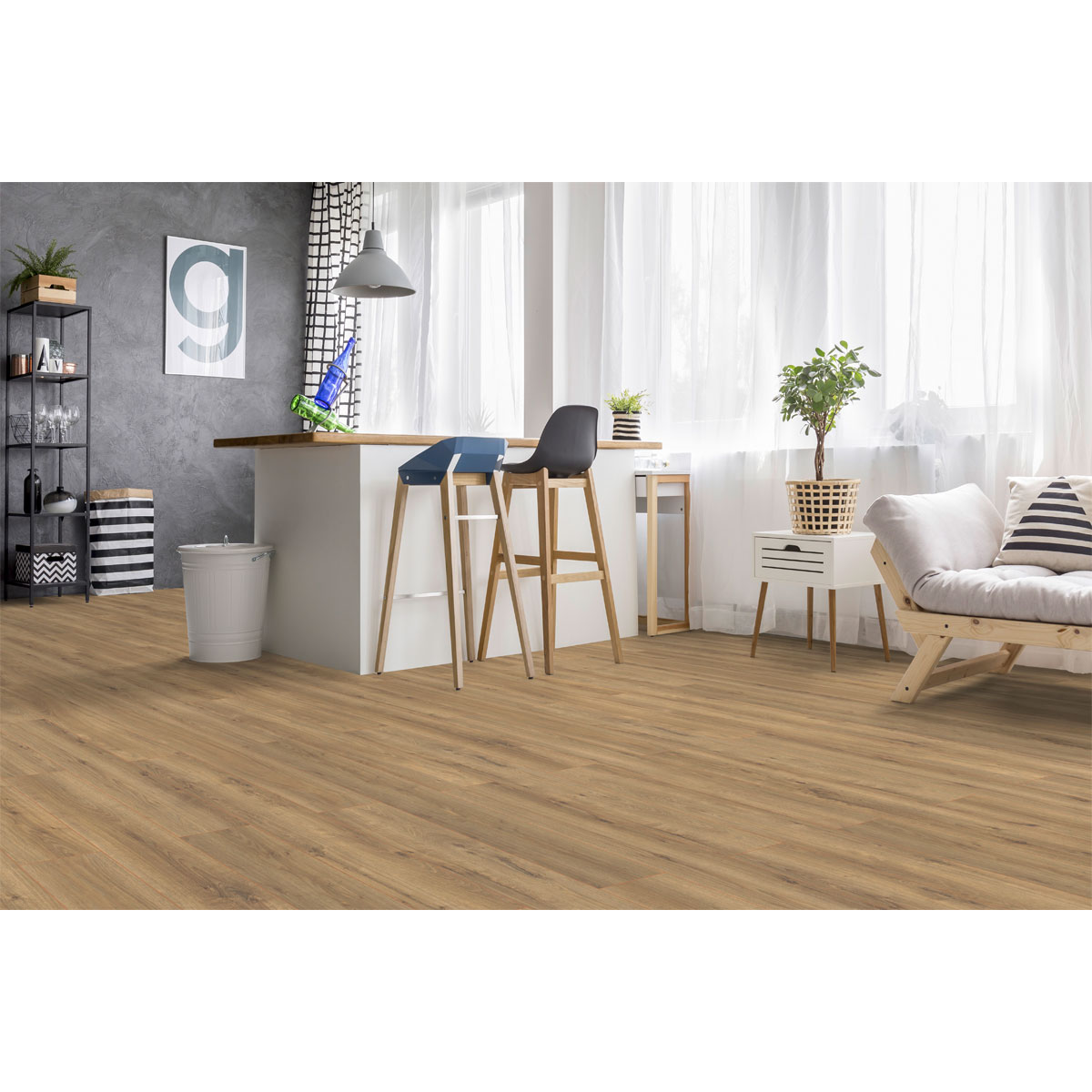 Classen Vinylboden Green Vinyl Eiche natur 1290 x 173 cm Bild 6