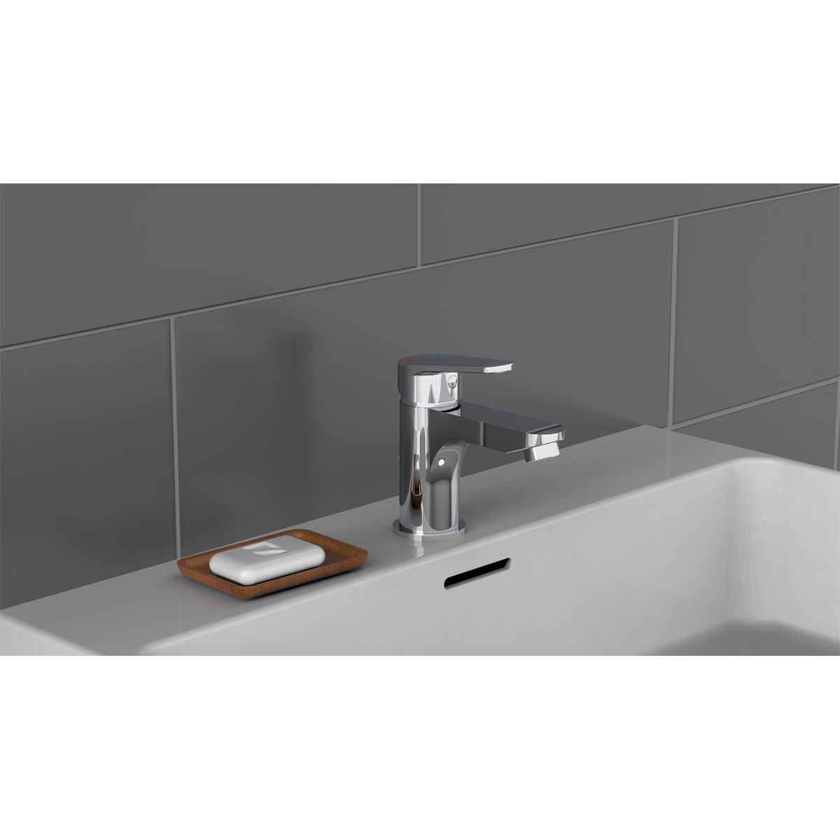 Schütte  WT-Armatur Futura,chrom,Keramik-Kart. Bild 3