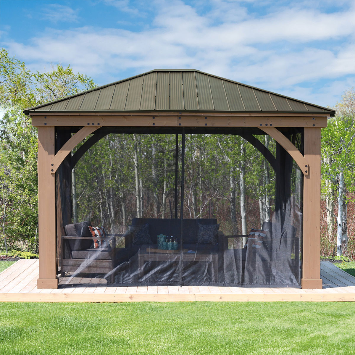 Westmann Moskitonetz für Devon 12x14 Schwarz Bild 3