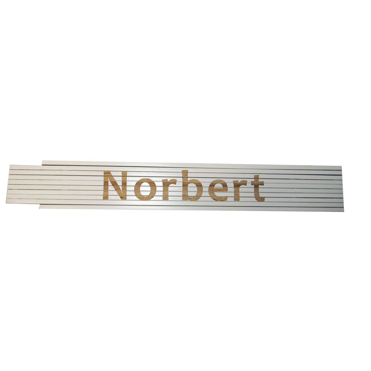 Meterstab „Norbert“, 2m, weiß