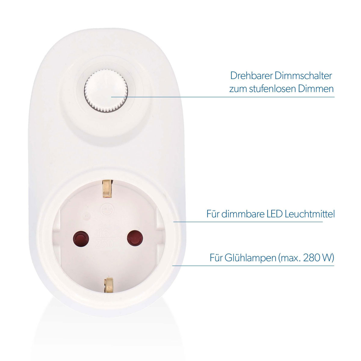 Unitec Zwischenstecker mit Dimmer Bild 4