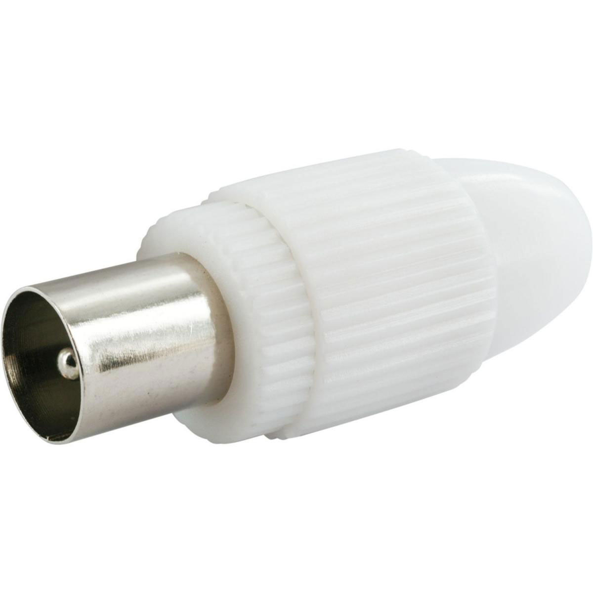 Schwaiger IEC-Koax-Stecker weiß Bild 2