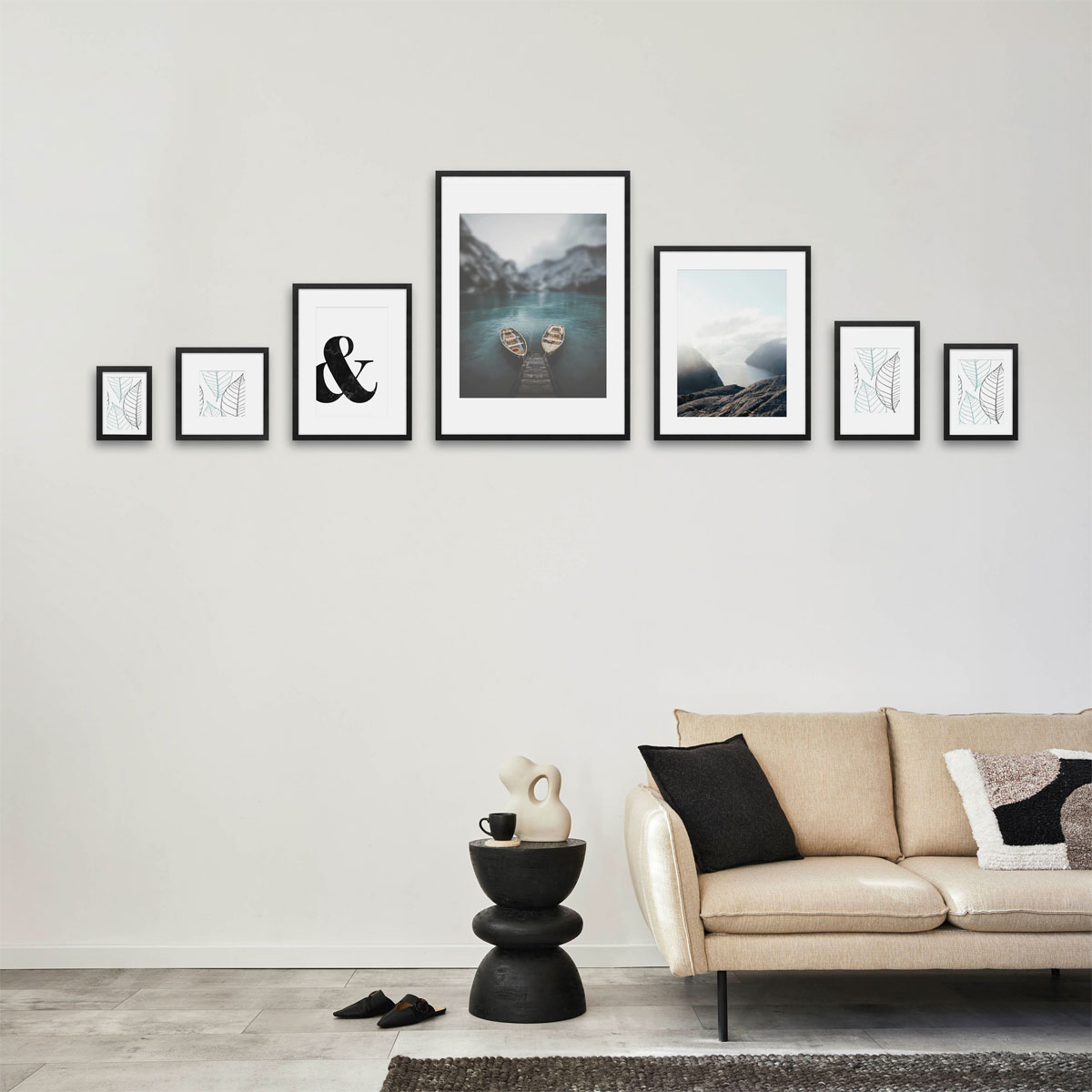 Bilderrahmen Iceland 50x70 cm schwarz Bild 2