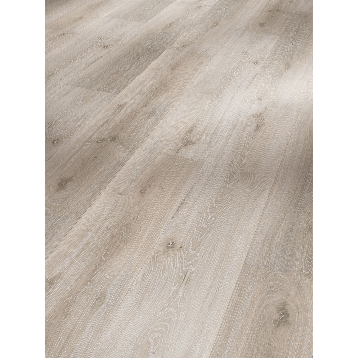 Parador Vinylboden „Classic 2030“, Eiche Royal weiß gekälkt, gebürstete Struktur, 21,6x120,7 cm