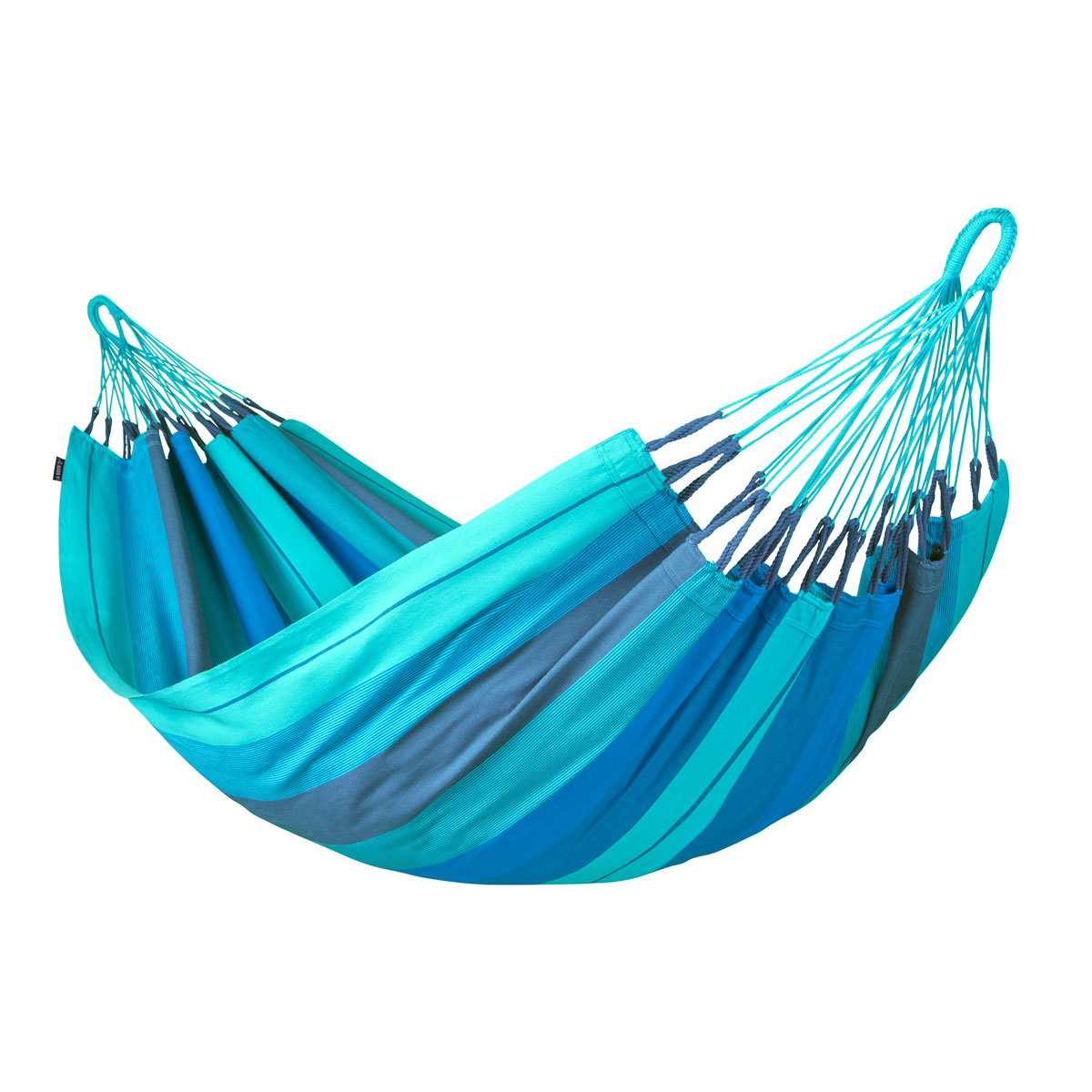 La Siesta Klassische Doppel-Hängematte Modesta Lagoon Bio-Baumwolle Bild 1