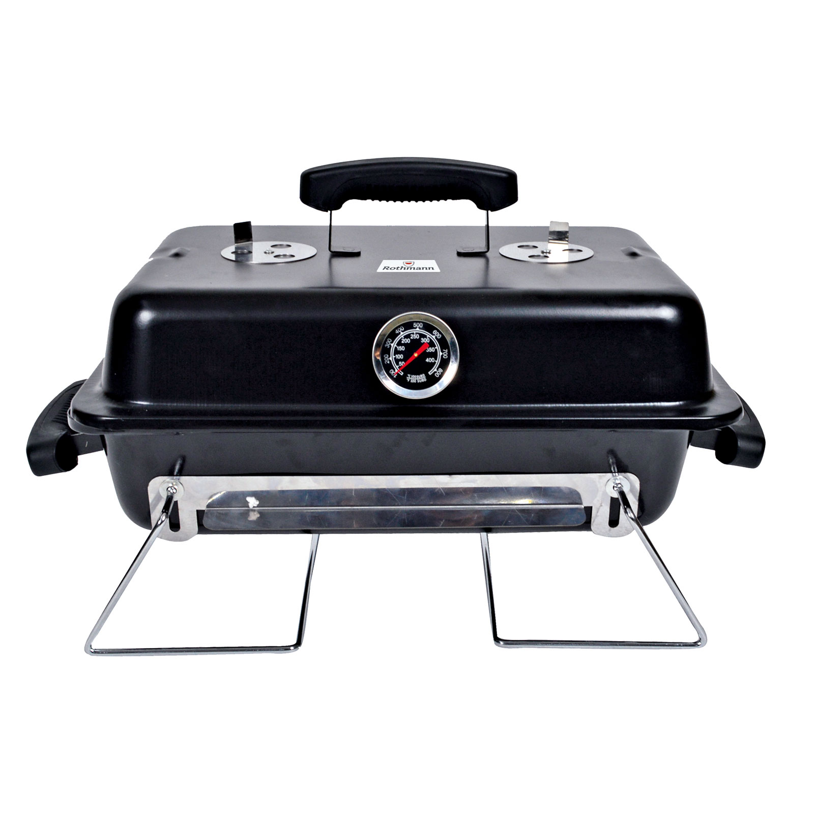 Rothmann Holzkohlegrill Springfield 43,3 x 30 x 30,5 cm schwarz