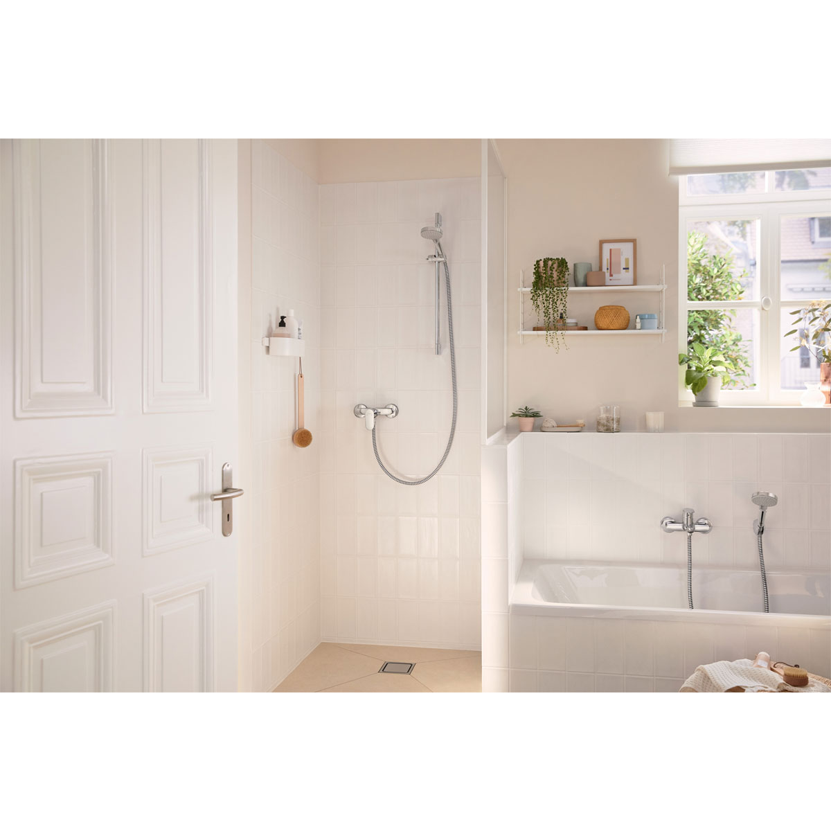 Hansgrohe Einhebel-Brausemischer Rebris S Aufputz chrom Bild 4