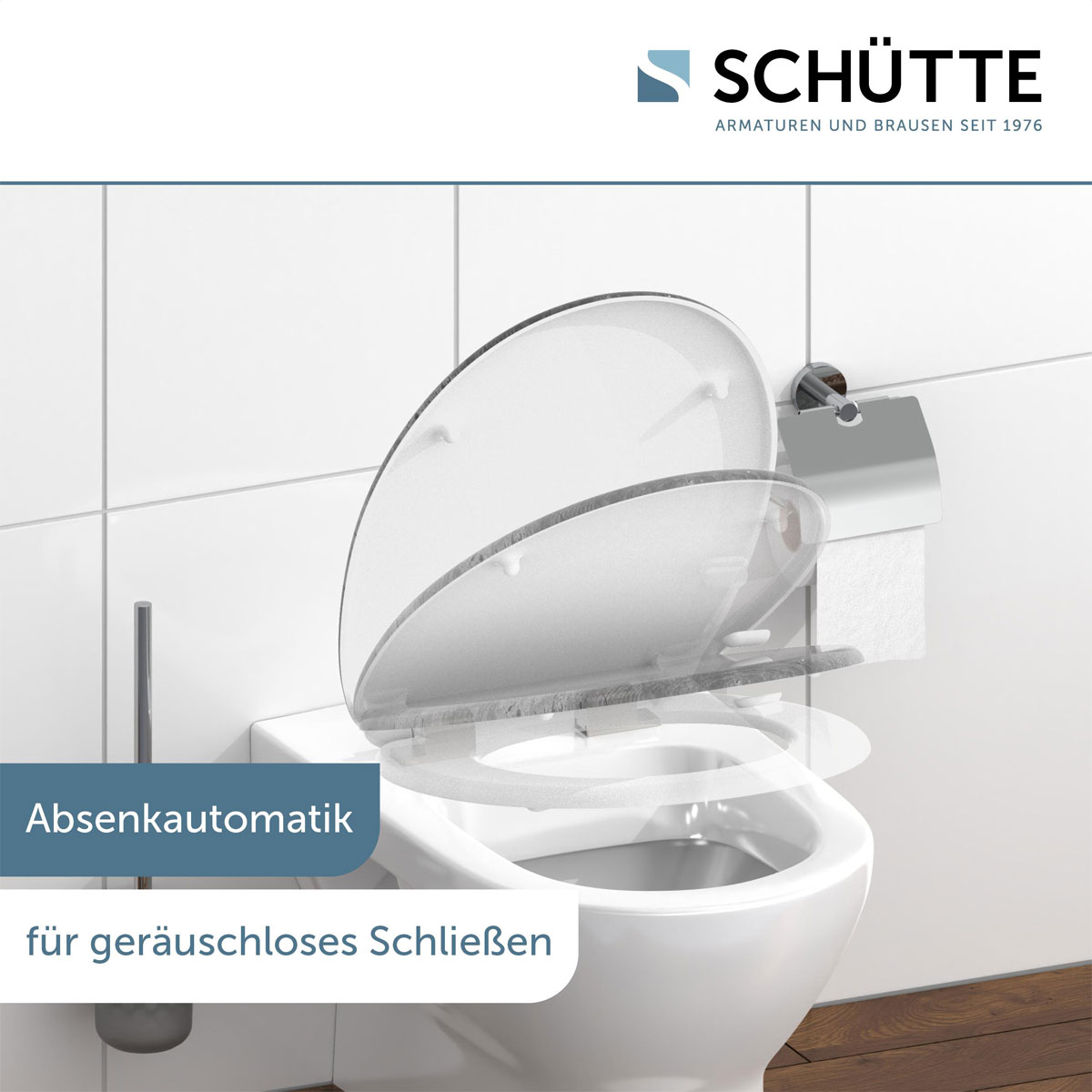 Schütte Duroplast WC-Sitz INDUSTRIAL GREY mit Absenkautomatik Bild 8