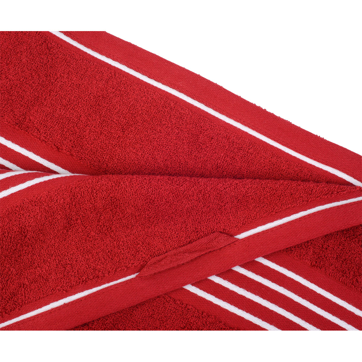 Gözze Frottier-Duschtuch Rio 70 x 140 cm rot vollfarbig Bild 2