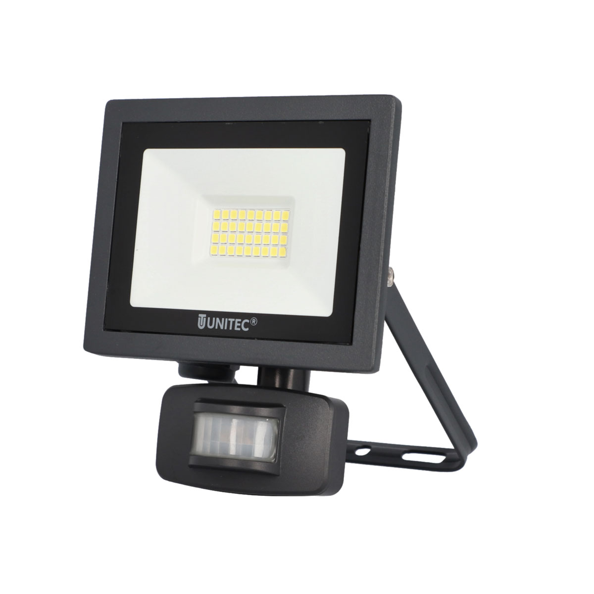 Unitec LED Wand-Strahler Bewegungsmelder 20W 1600lm anthrazit Bild 1