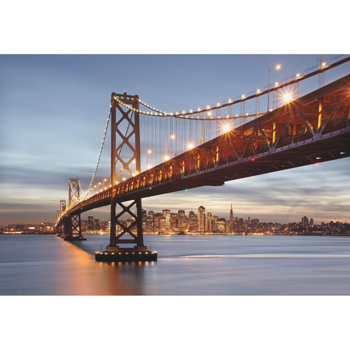 Komar Papier-Fototapete Bay Bridge 8-teilig 368 x 254 cm