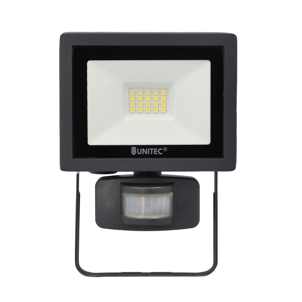 Unitec LED Wandstrahler mit Bewegungsmelder 10W 800lm anthrazit Bild 2