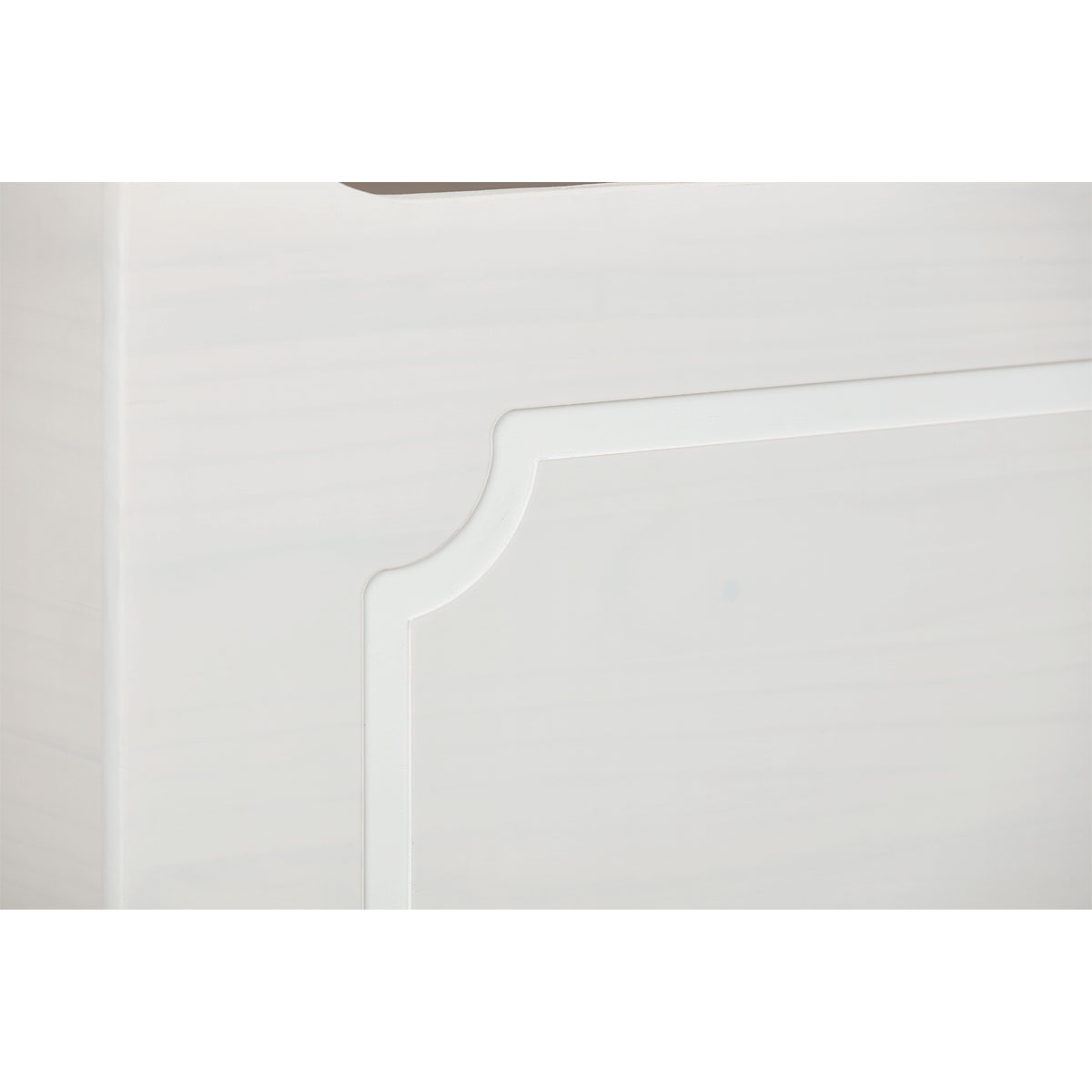 Inter Link Massivholztruhe „Emel“, weiß lackiert, 89x53x47 cm Bild 5