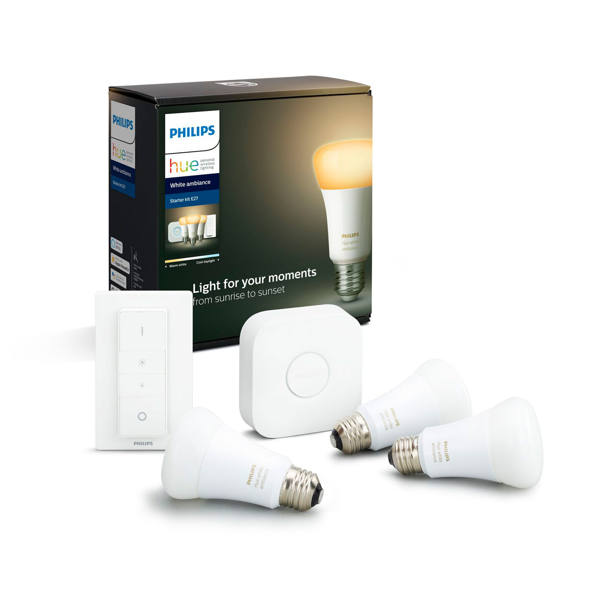 Philips Hue Starter-Set White Ambiance 7-teilig
