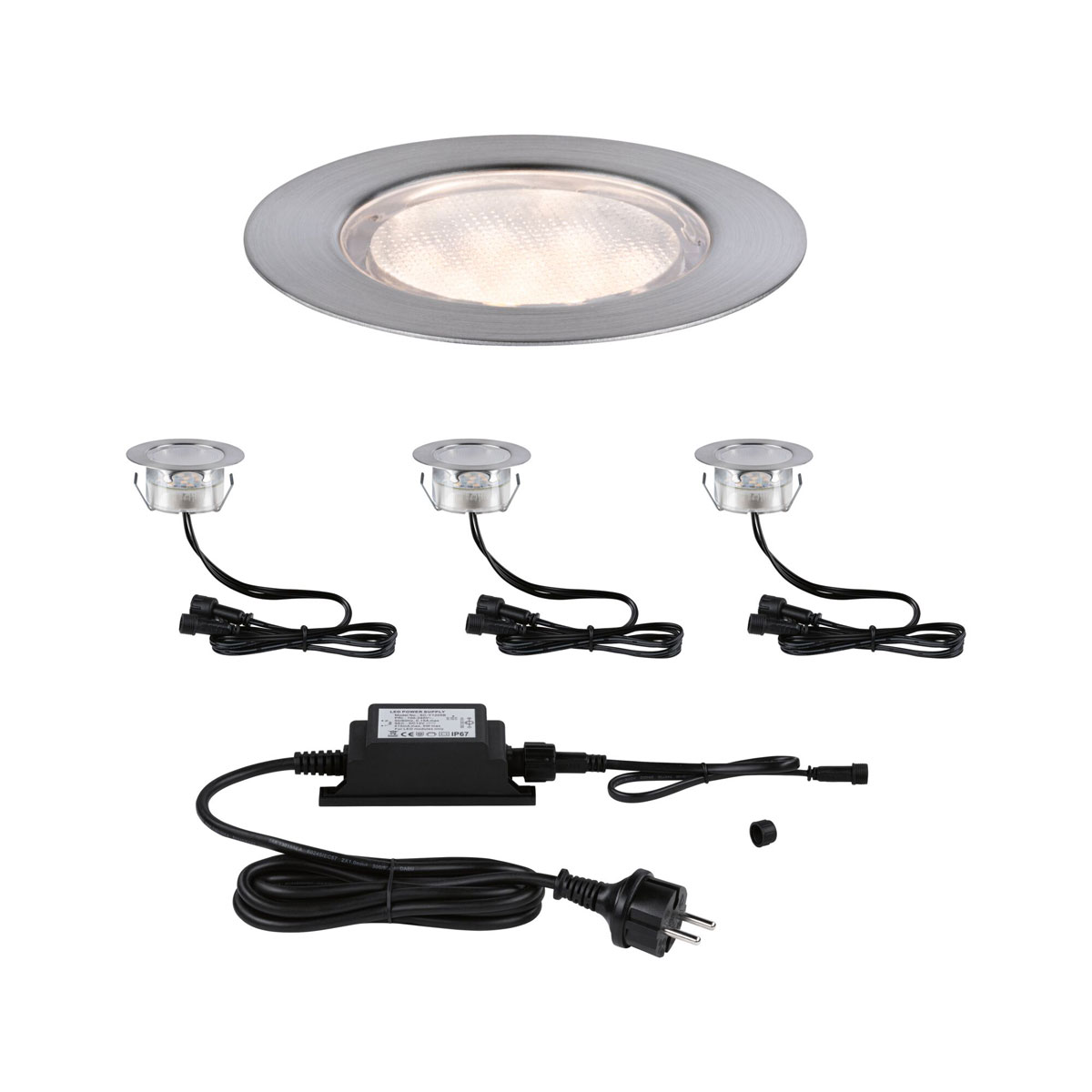 Paulmann  Outdoor Link Light Set BodenEBL 3x1,5W IP67 3000K 12V