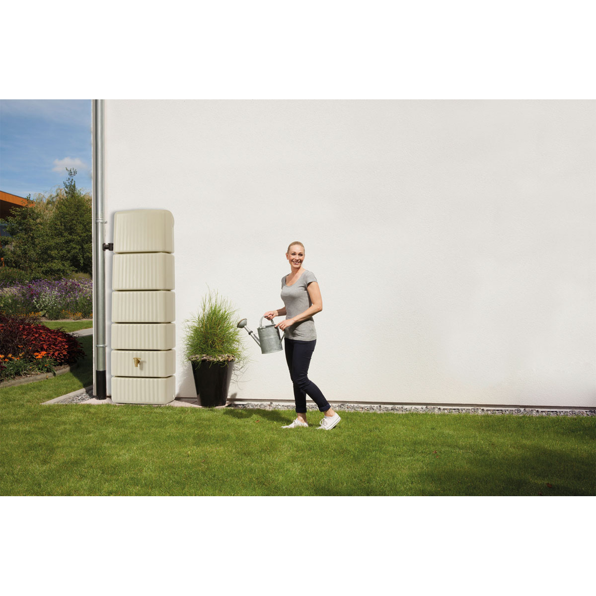 4rain Wandtank Slim sandbeige 650 L Bild 3