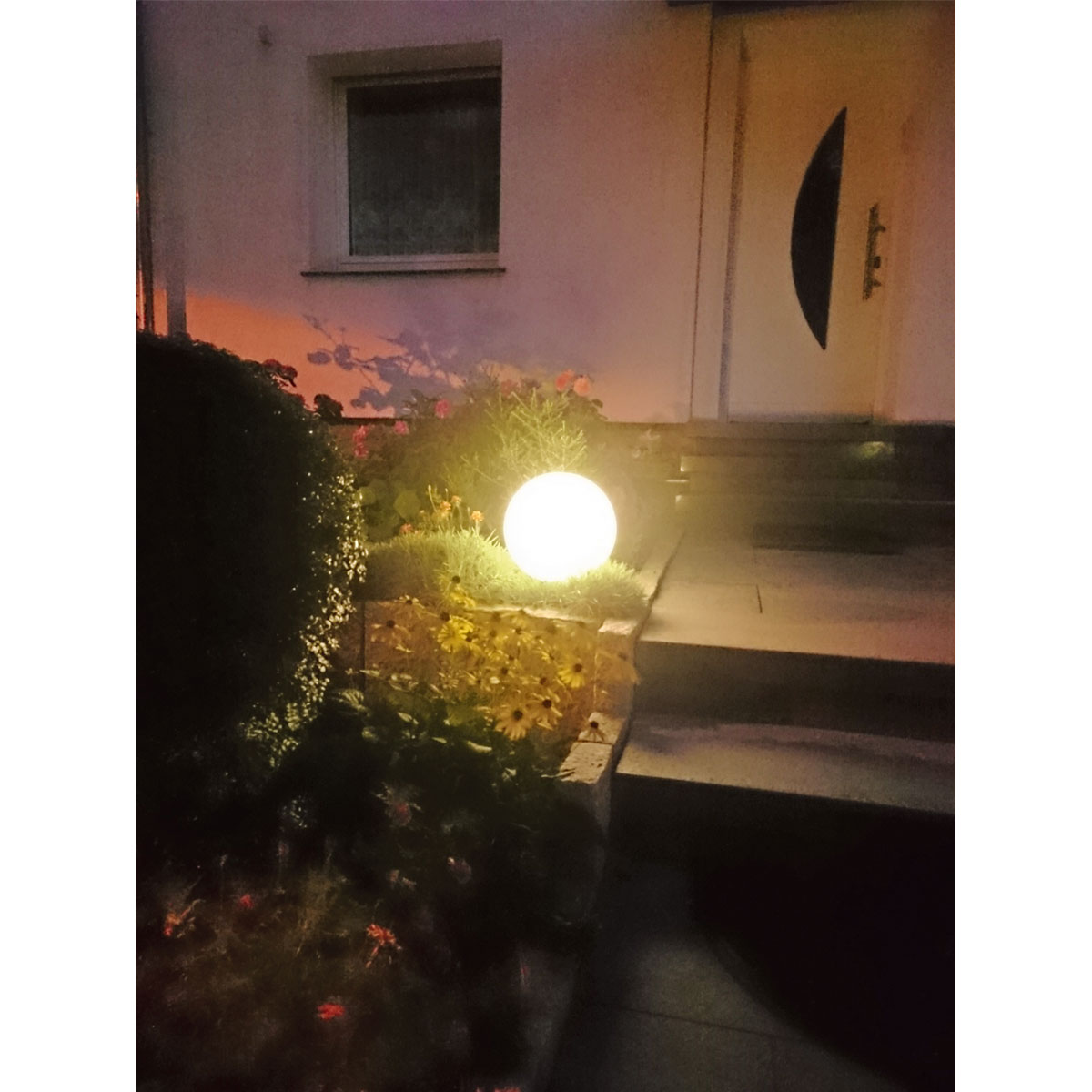 näve Kugelerdspießleuchte Durchmesser 30 cm schwarz Bild 5