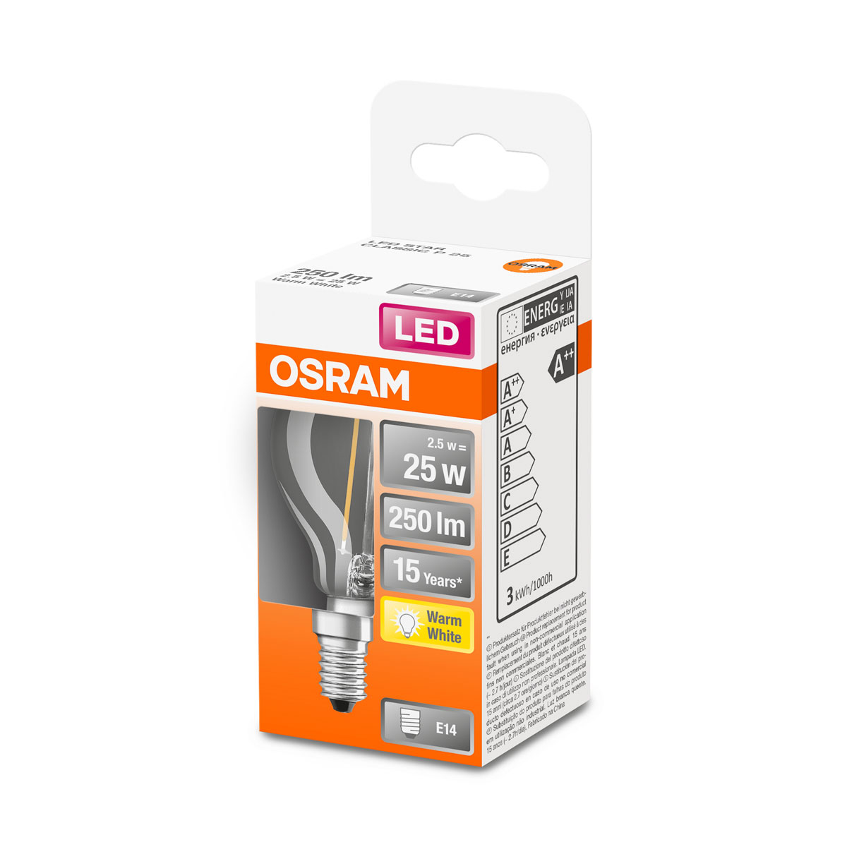 Osram LED-Leuchtmittel E14 25W klar Bild 2