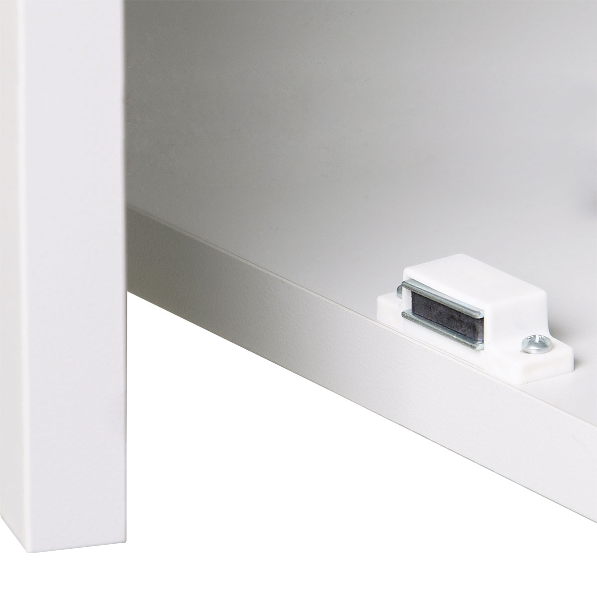 Suki Magnetschnäpper bewegliche Gegenplatte weiß 2 Stück Bild 2