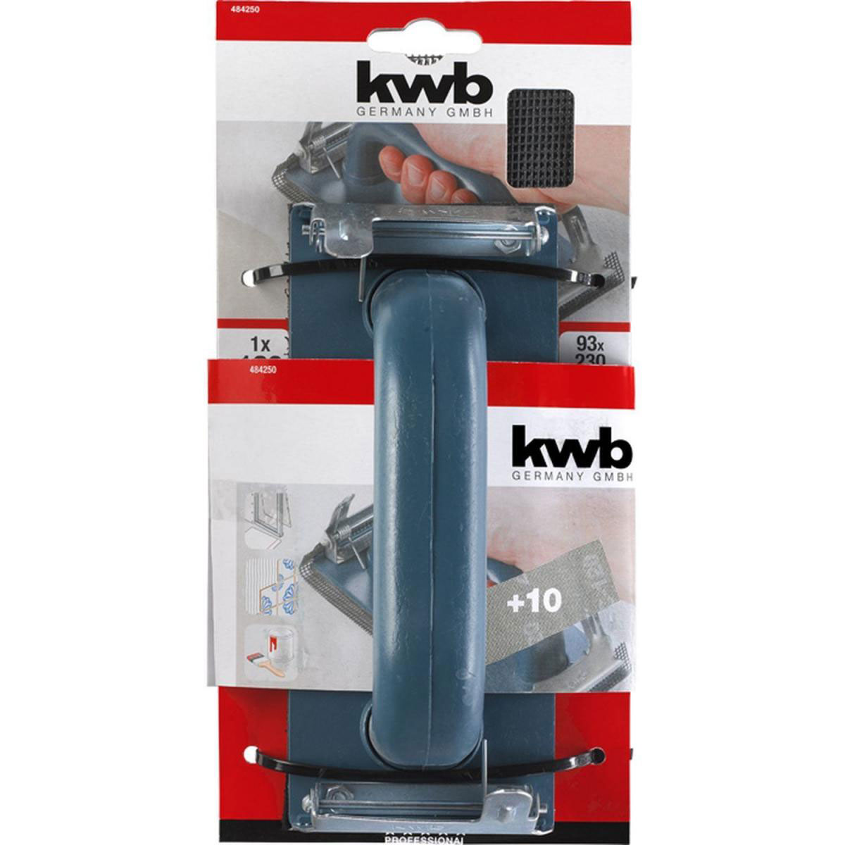 kwb  Handschleifer-Set mit 12 Gitterleinenstreifen Bild 2