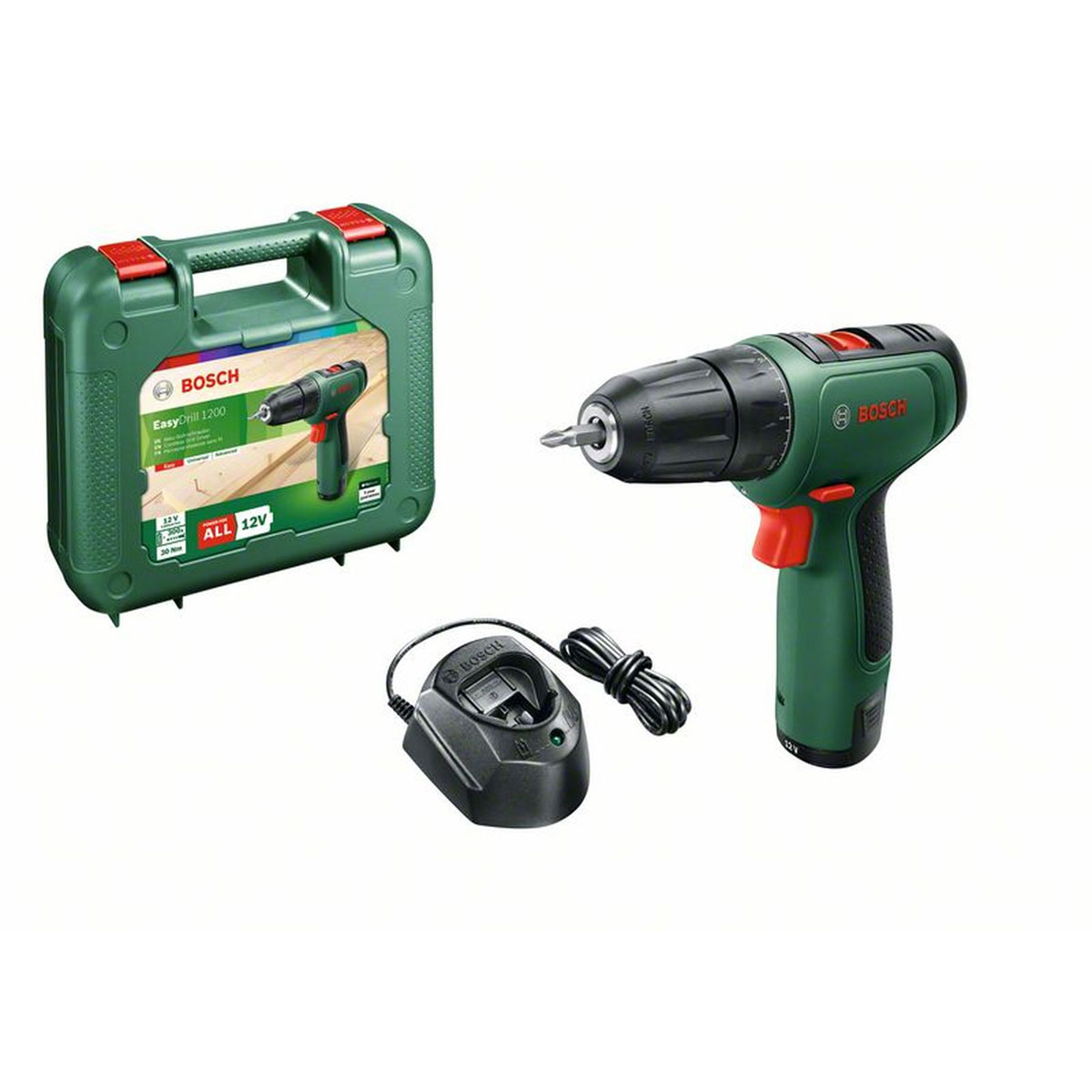 Bosch   Akku-Bohrschrauber-Set EasyDrill 1200 1 Akku 4-teilig