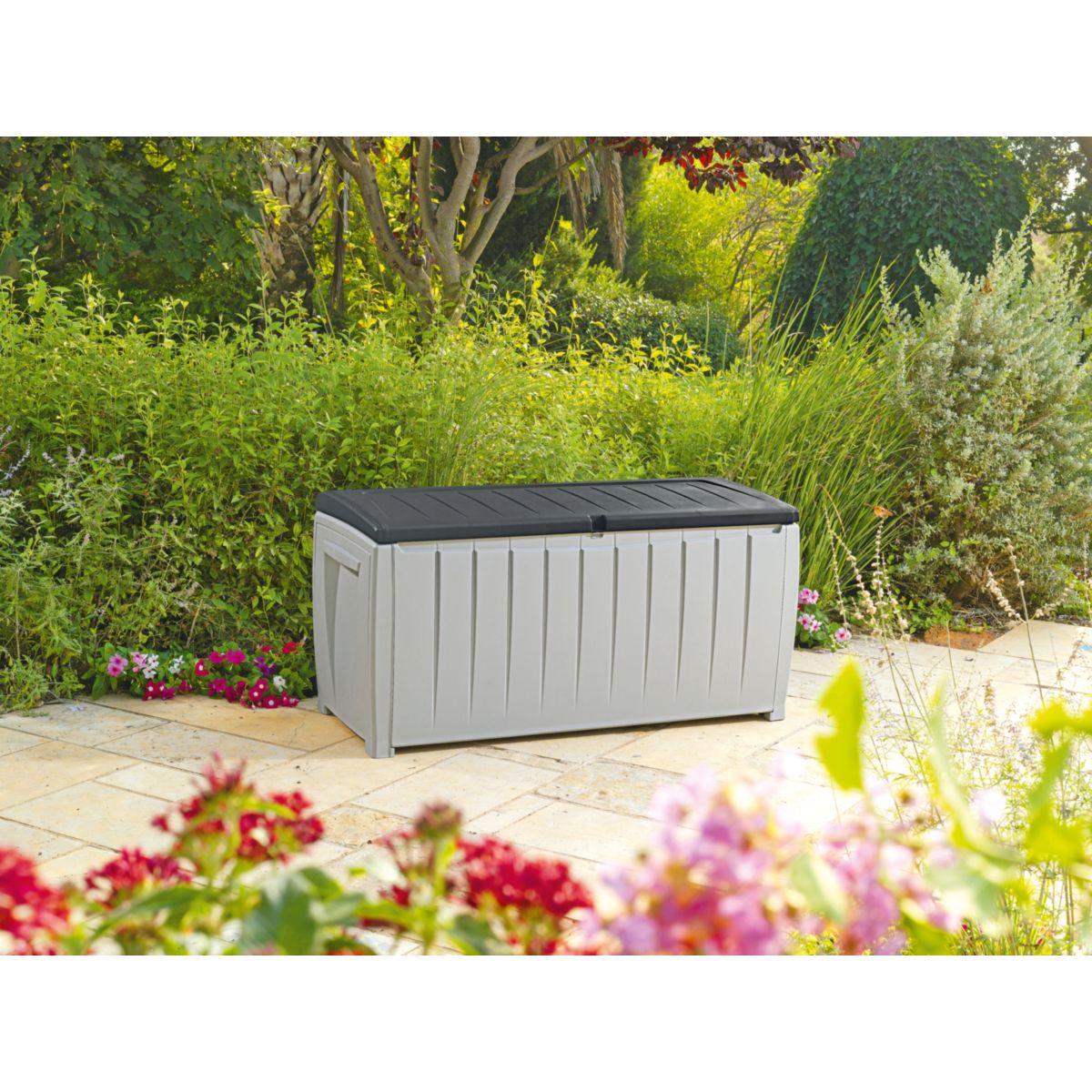 Kissen- und Gartenbox mit Sitz Novel Bild 2