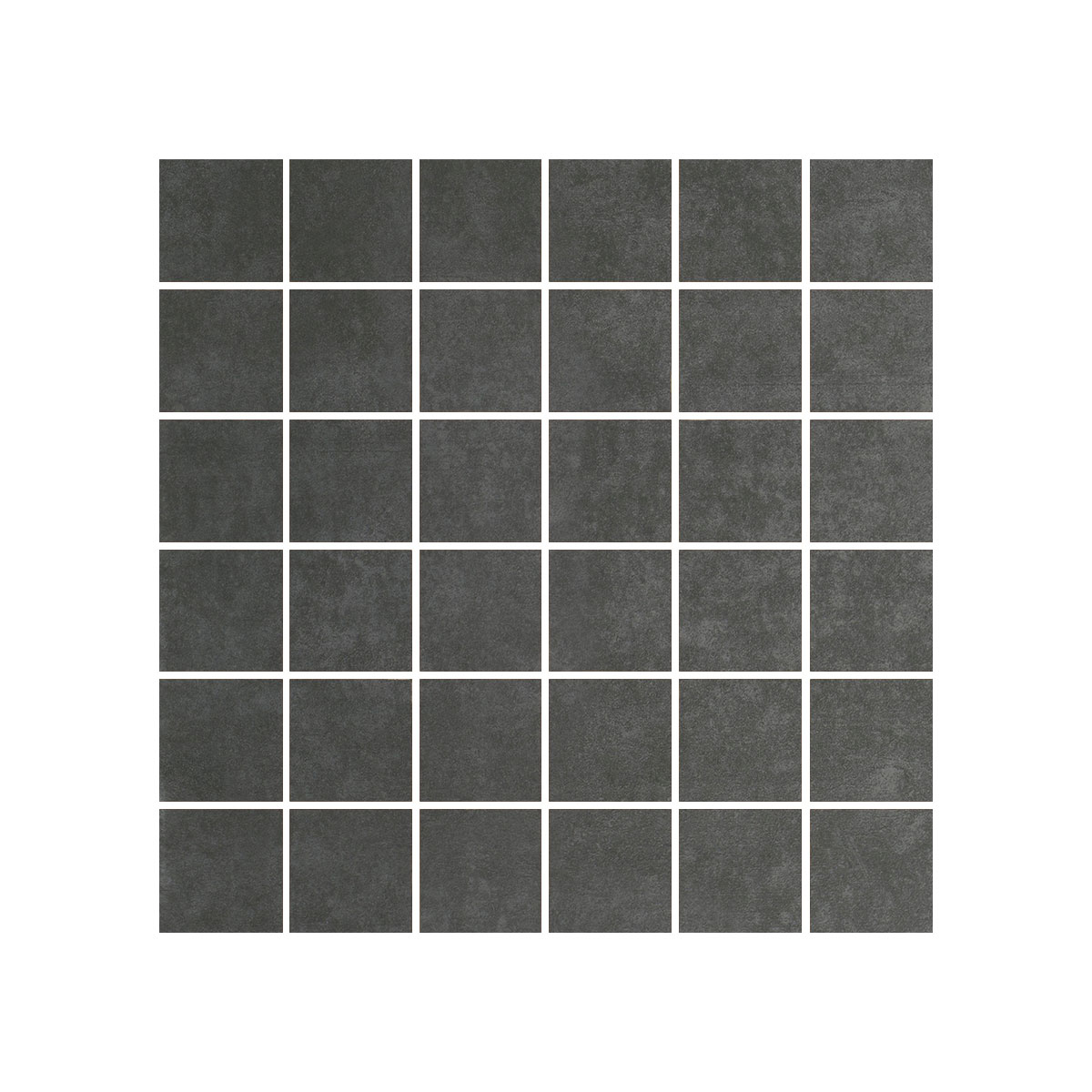 Mosaik Vision Anthrazit glasiert matt 30 x 30 x 1 cm