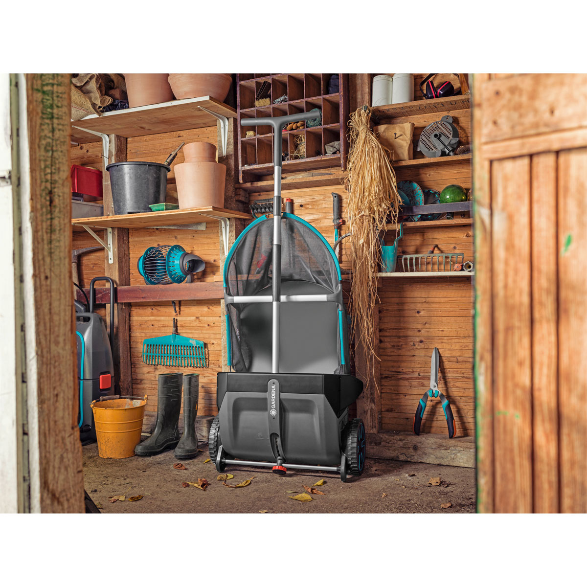 Gardena Laub und Rasensammler schwarz 237765