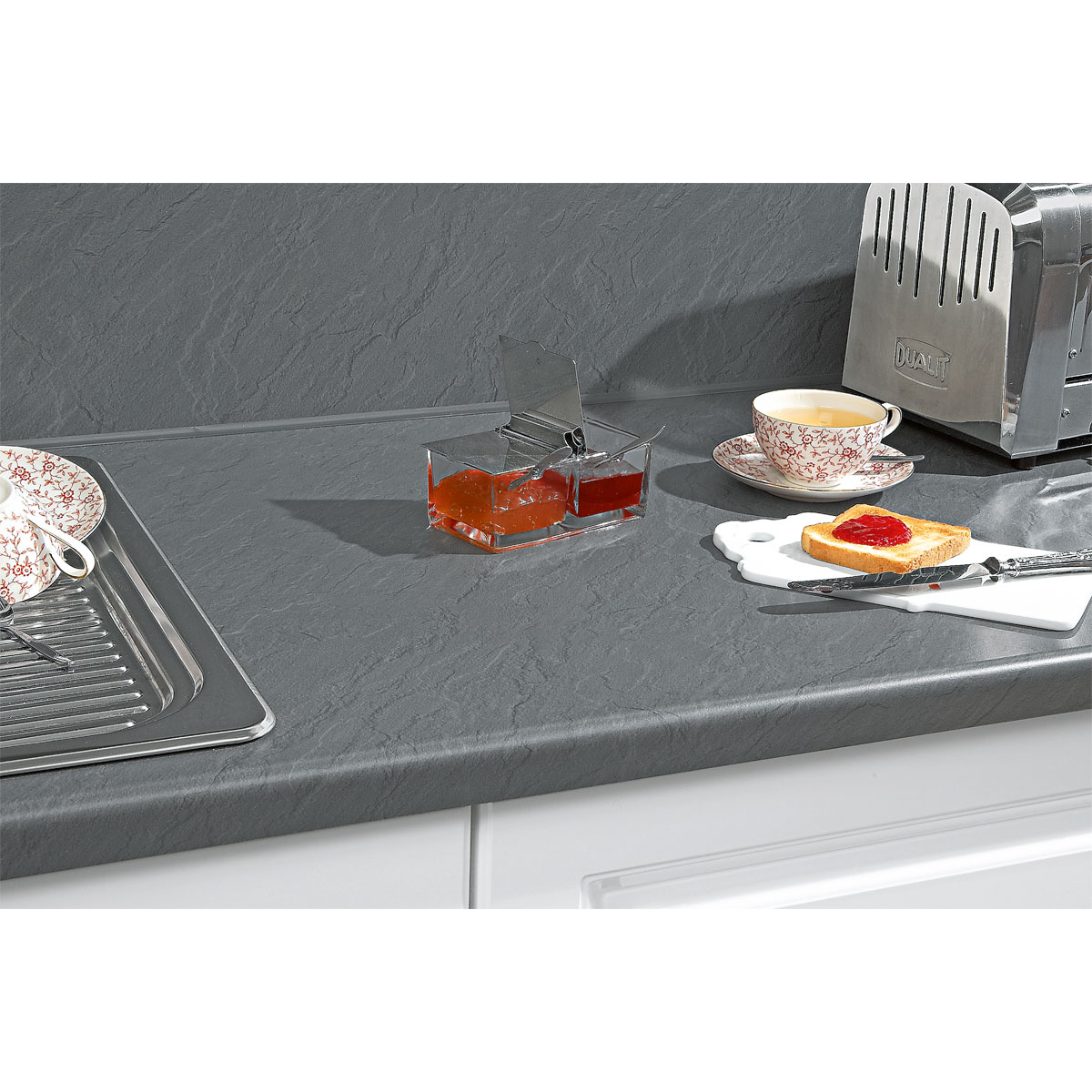 Getaelements Küchenarbeitsplatte porto schiefer 4100 x 600 x 39 mm Bild 6