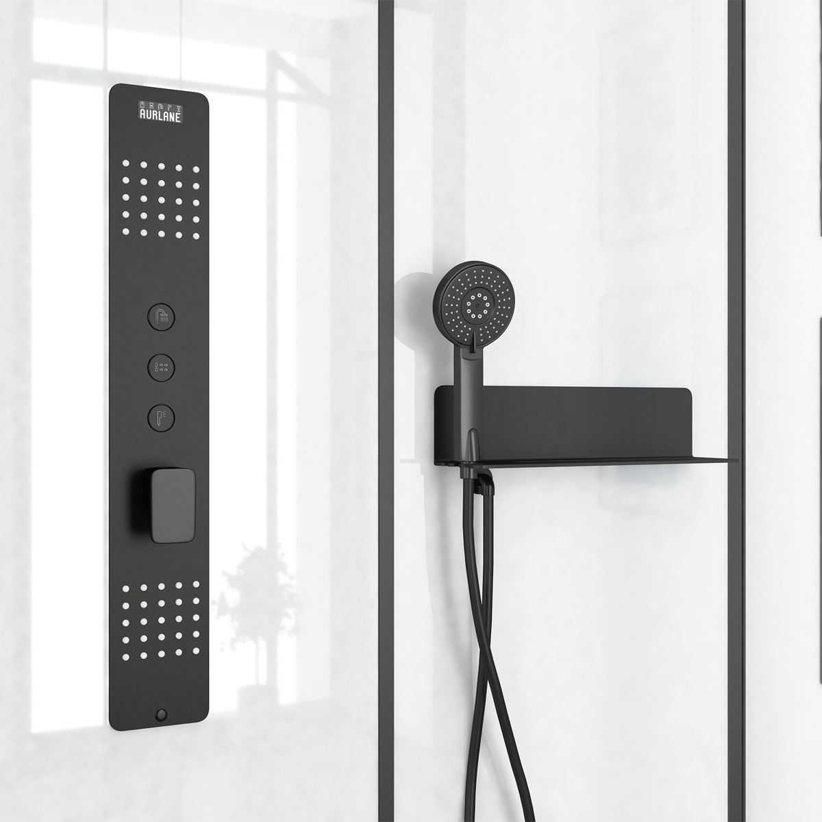 Aurlane Komplettdusche Urban 2 Rectangle 90 x 115 x 215 cm Bild 3