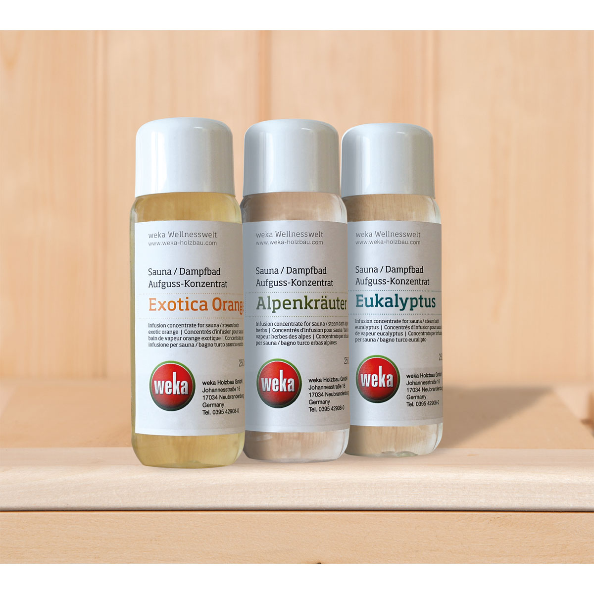 Weka Sauna- und Dampfbaddüfte, 3er-Set Bild 2