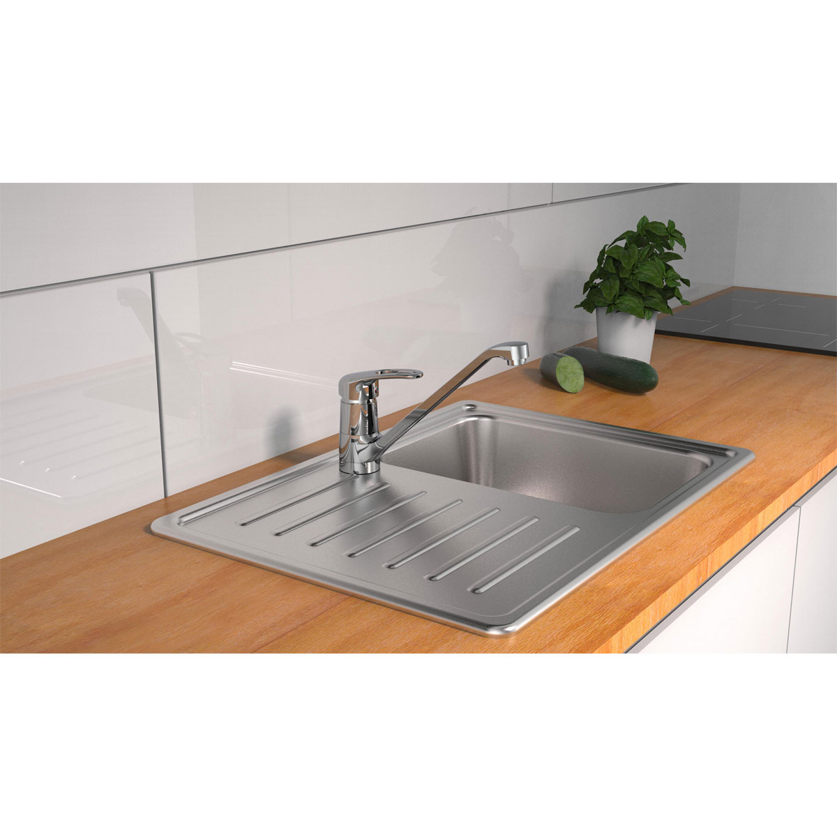 Schütte  Spültischarmatur „Grande“ chrom 360° schwenkbar Bild 2