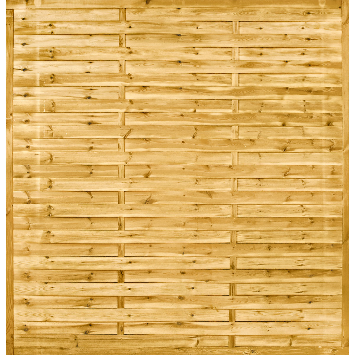 Lamellenzaun Schwarzwald 180 x 180 cm