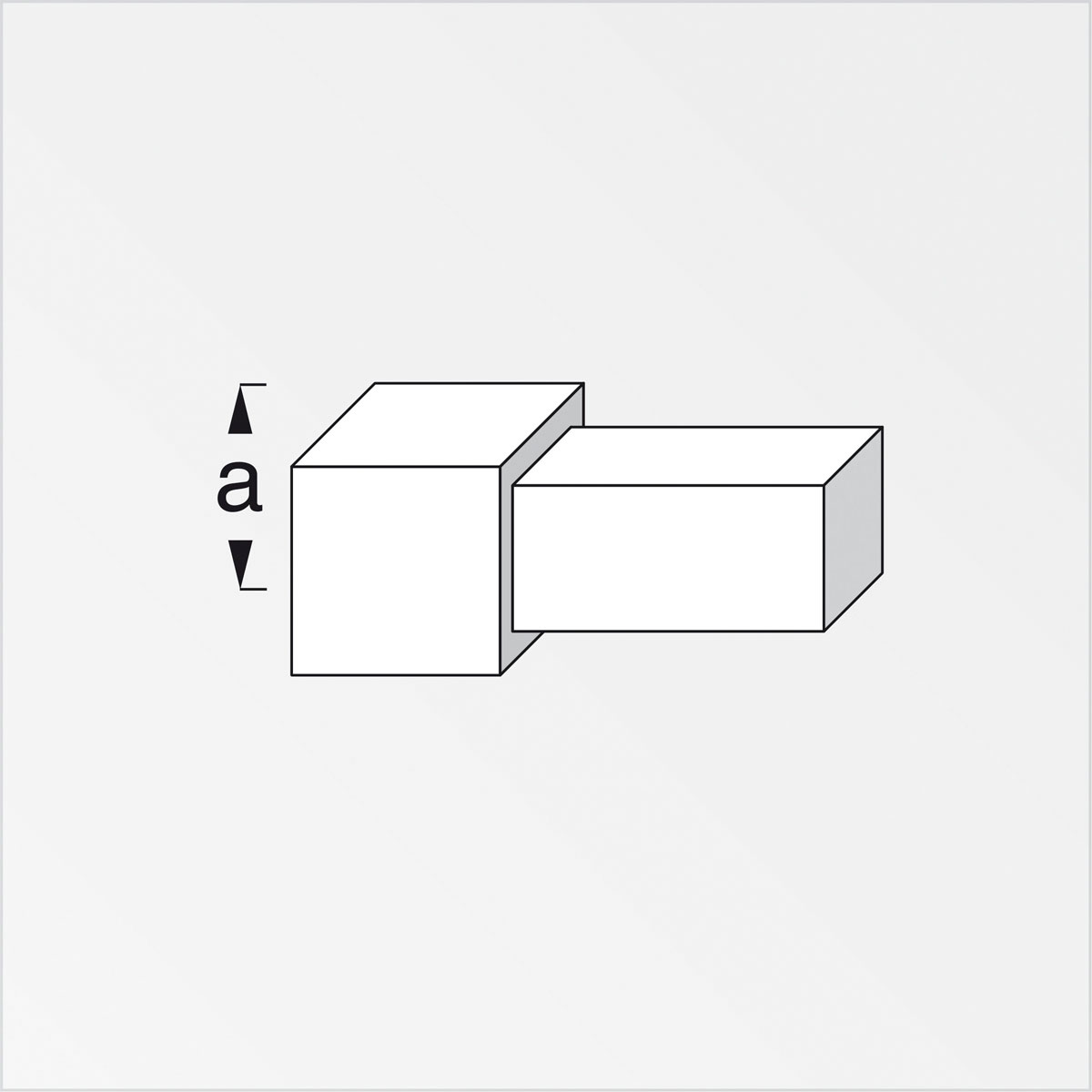 Fundamo Quadrat Eck 10 mm silber Bild 2