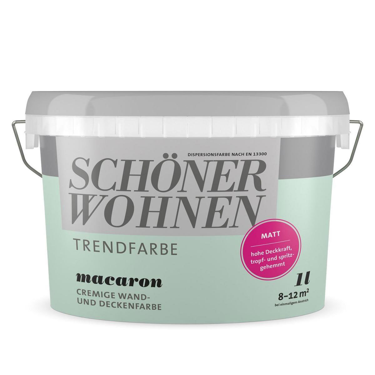 Schöner Wohnen Farbe Trendfarbe Macaron Matt 1 L