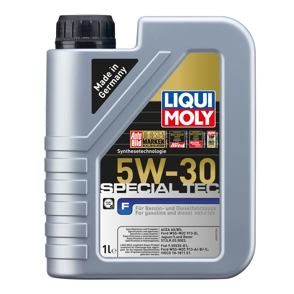 Liqui Moly Leichtlauf-Motor-Öl Special Tec F 5W-30 1 L Liqui Moly Leichtlauf-Motor-Öl Special Tec F 5W-30 1 L