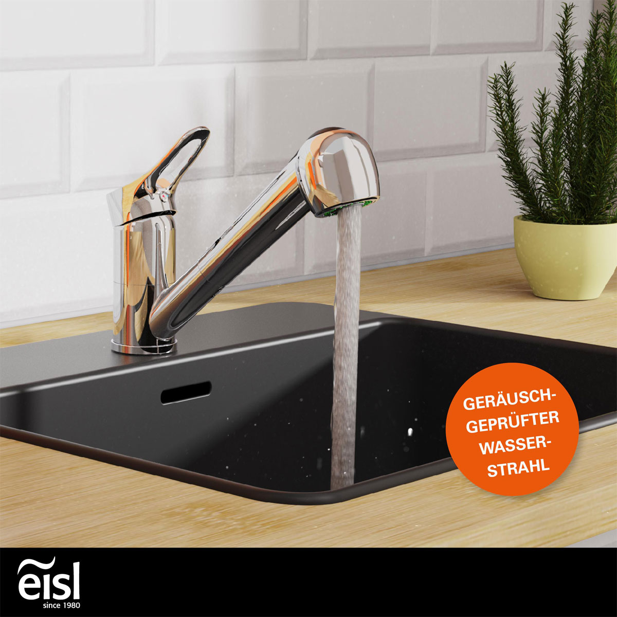 Eisl  Spültischarmatur „Verona“ chrom mit Geschirrbrause Bild 3