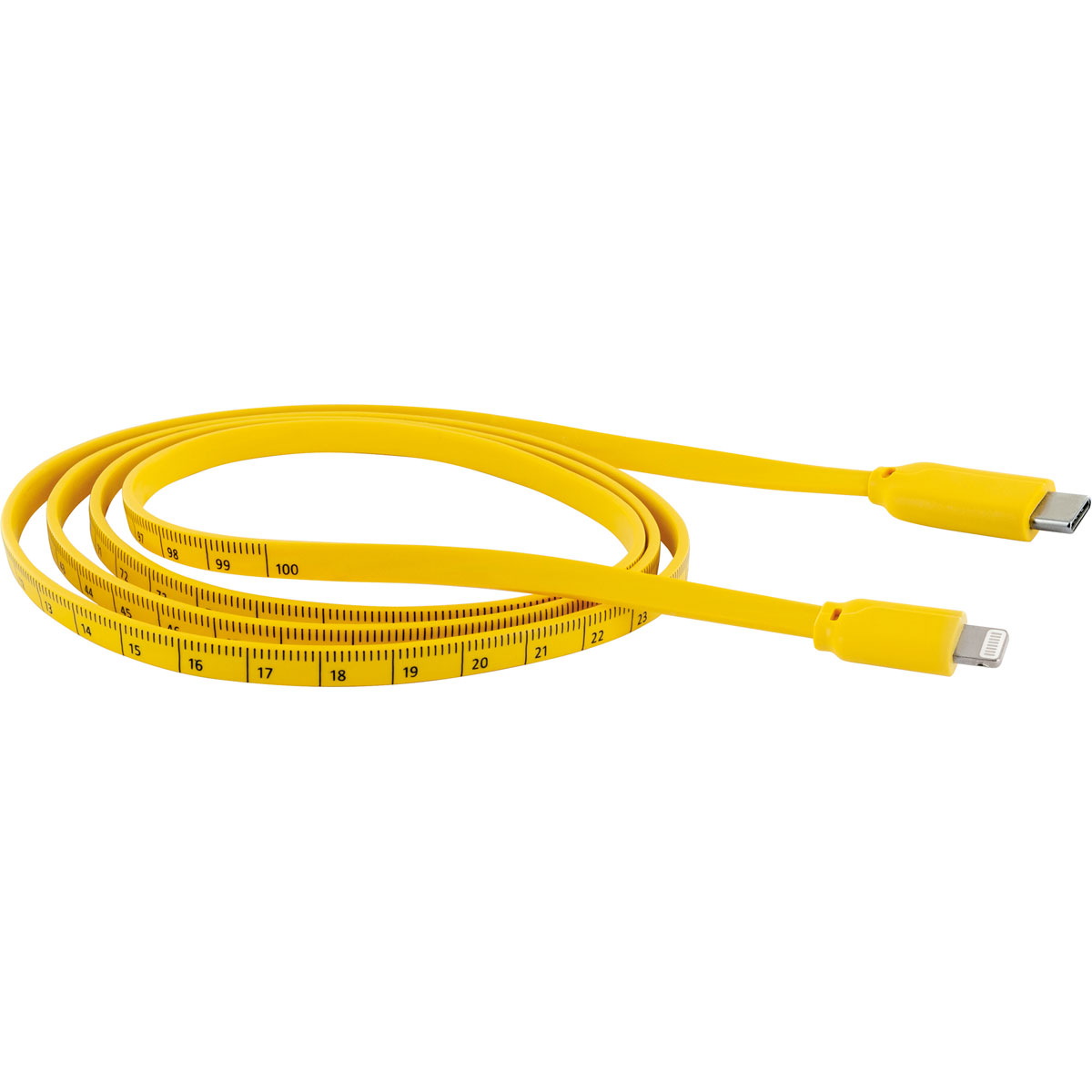 Schwaiger  Sync und Ladekabel Typ A mit Maßband 1,2 m Bild 2