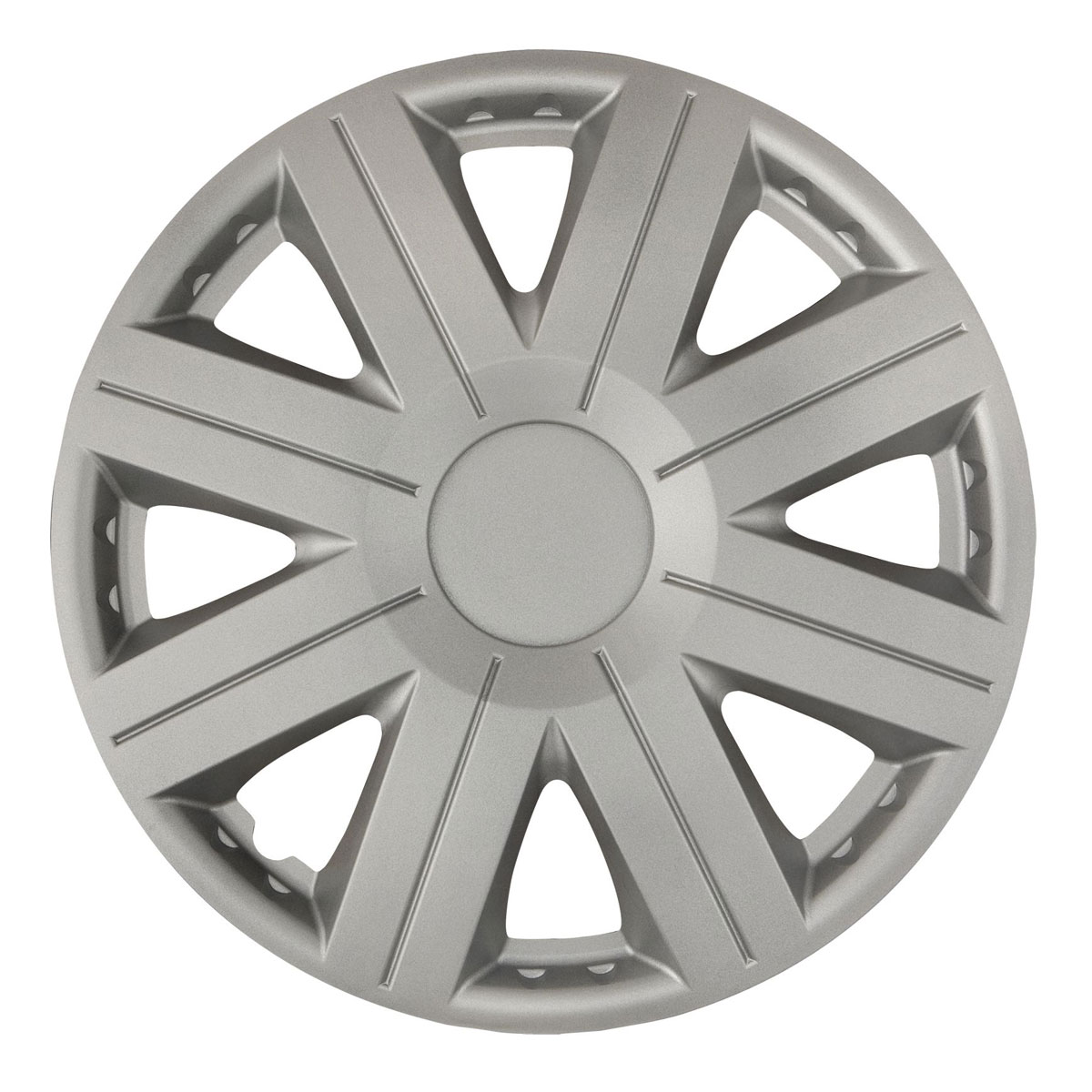 Cartrend Radzierblende „Active“, 4 Stück, silber