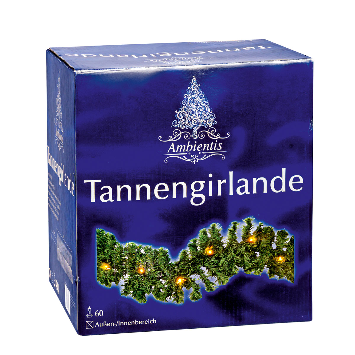 Ambientis LED-Tannengirlande 5 m Außen 60 LEDs Bild 5